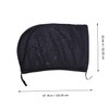 GRIRIW 2Pcs Stretchable Car Window Sunshades Breathable Mesh Screen for