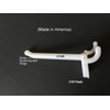 ProCraft Brand (100 Pack) 2 Inch White Plastic Peg Hooks