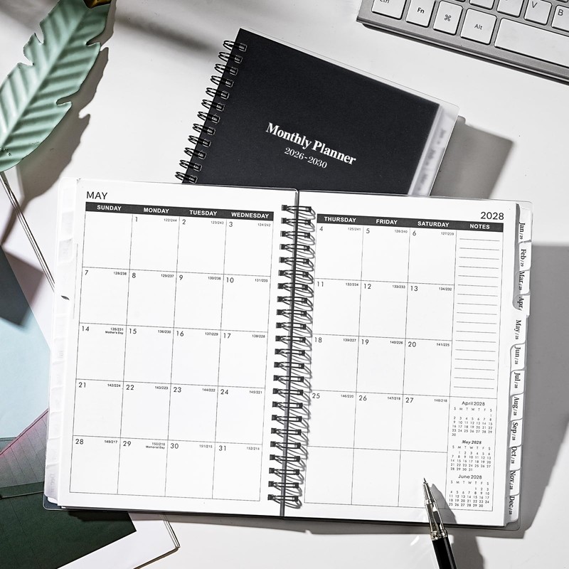 2026-2030 Monthly Planner/Calendar - 5 Year Planner 2026-2030 with Tabs,