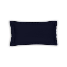 Magano® Luxury Bed Linen Set - Bamboo & Cotton Satin - 400 TC Premium Quality (Dark Blue, 40 x 80 cm)