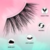 Half Lashes Natural Look Cat Eye Half False Eyelashes Accent