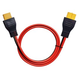 LIXINTIAN 10AWG XT60 Extension Cable, XT60 Female to Male Connector Adapter for Solar Panel Portable Power Station Solar Generator etc(3.3ft/1m)