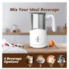 Electric Milk Frother,4-in-1 Milk Frother and Steamer for Coffee -