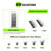 Lash Clusters 72 Pcs Wispy Individual Lashes Eyelash Clusters Clusters