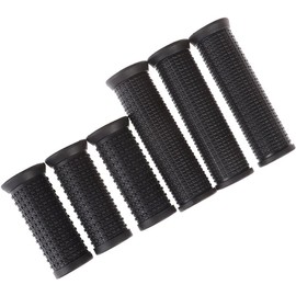 2 Pcs Bike Long/Short Handlebar Grips for Twising Shifter, Shockproof Anti Slip for MTB Parts, Cycling Parts and Components Anti Slip Soft Rubber Handlebars Stems Components and Parts(Black)