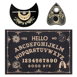 Ouija Board, Mystical Communication Board for Ghost Contact, Ouija Board, Spiritism and Fortune Telling Blackboard, Contact to Ghost World, Mystical Board Game