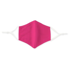 Weddingstar 3-Ply Adult Washable Cloth Face Mask Reusable and Adjustable with Filter Pocket - Dark Pink