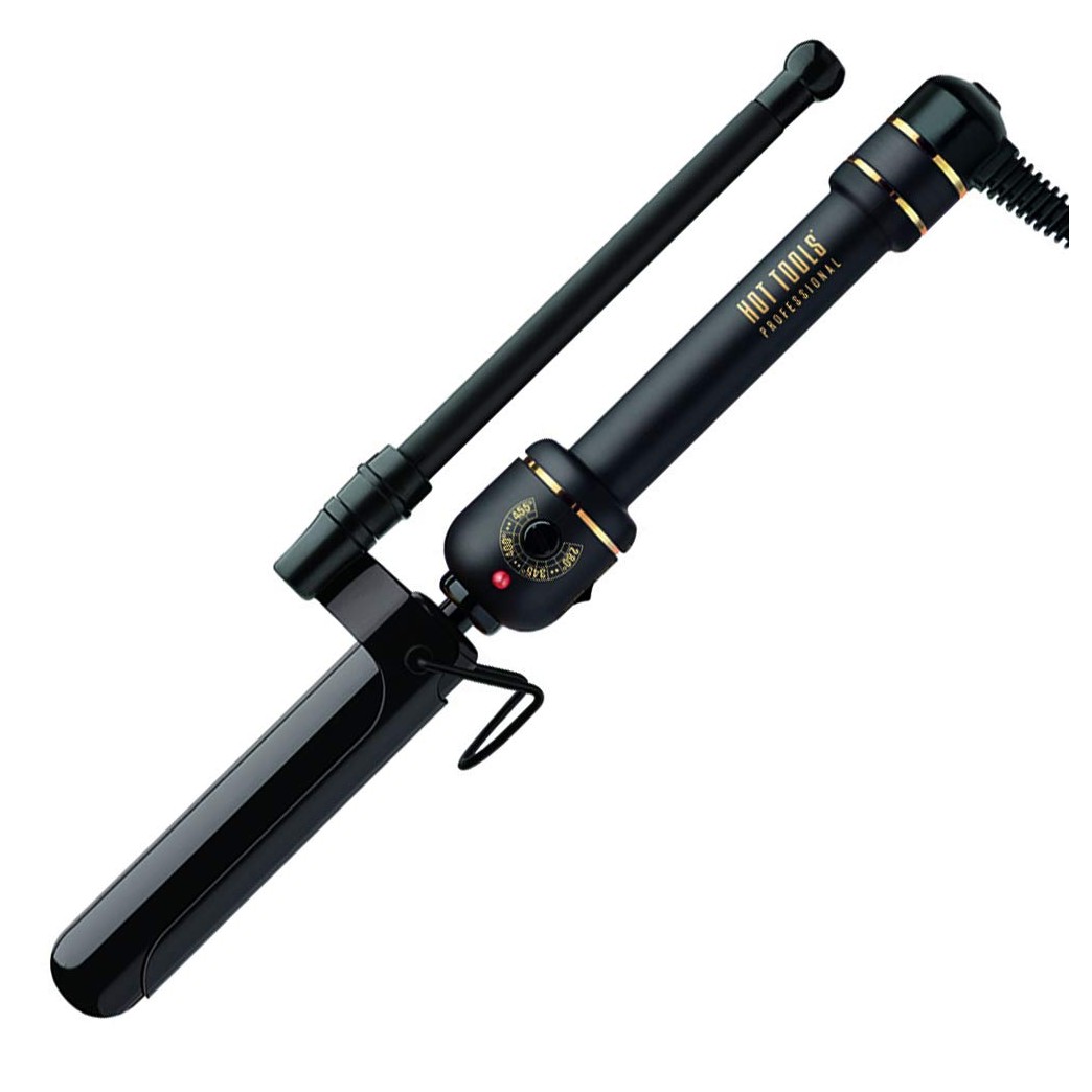 Hot Tools Professional Black Gold Marcel Curling Iron/Wand, 1 inch