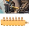 Oil Distributor Adjustable Brass Lube Piston Separator Divider Valve Lubrication