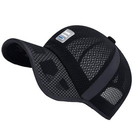 Buzz Selection CAP724 Hat, Cap, Sports, Mesh Design, Adjustable, Unisex, Unisex, Black, Free size