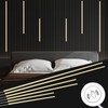 CUBITOR LED Recessed Lighting Kit,6 Pack Self-Adhesive LED Light Bar,