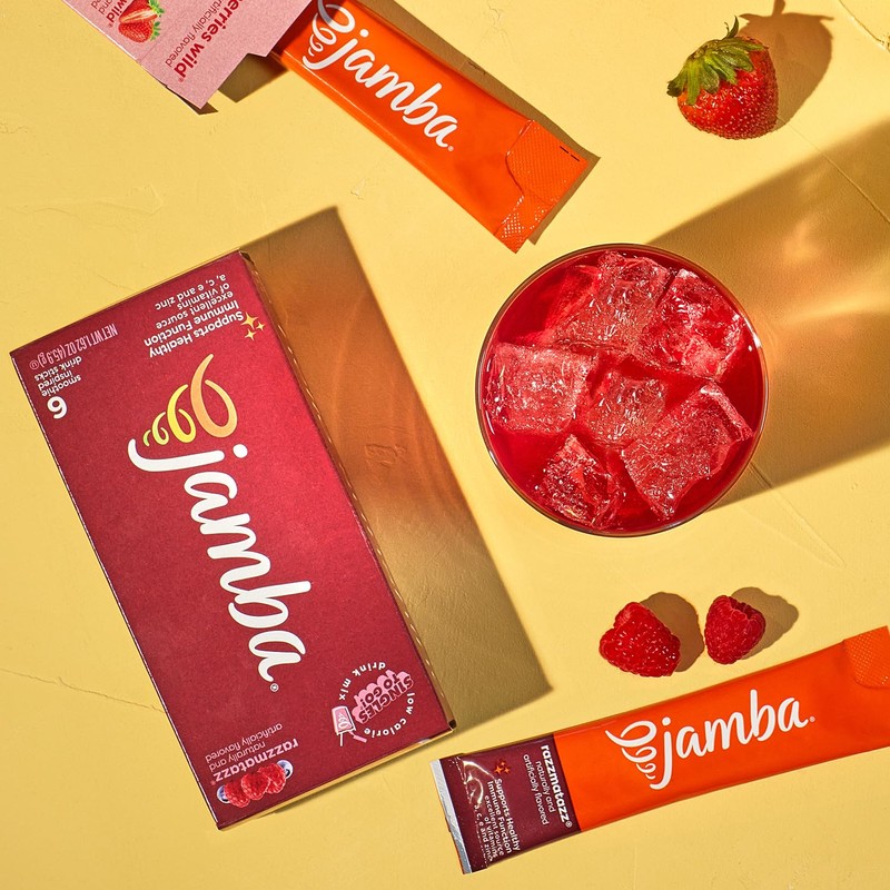 Jamba Singles To Go! razzmatazz smoothie-inspired powdered drink mix packets,