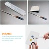 Beavorty 3pcs Makeup Palette Stick Stainless Steel Depotting Spatula for