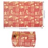 Rancco Christmas Wrapping Paper, Brown Kraft Paper with Xmas Snowflake