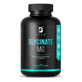 Glicinato de Magnesio Puro con 60 Cápsulas | Alta Absorción y Apoyo al Bienestar Muscular y Nervioso | Fórmula Suave para el Estómago | Glycinate Mg B Life