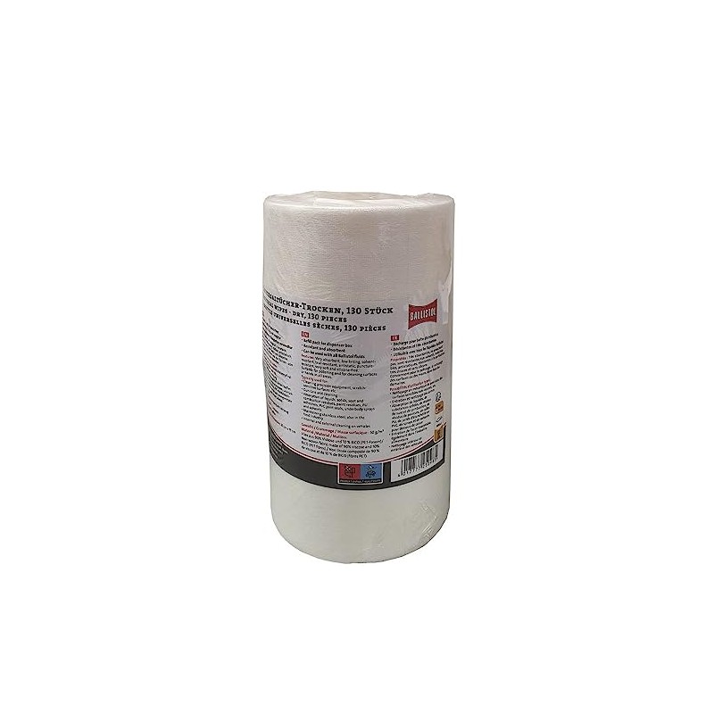 Roll of 130 Dry Wipes Refill Pack for Dispenser Box