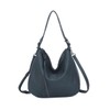 Women's Real Leather Slouchy Tote Practical Trendy Hobo Handbag Shoulder