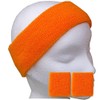 Just 4 Fun Leisurewear Sweatband Headband & 2 Wristbands One