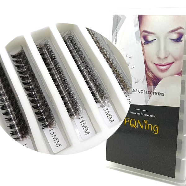 FQNing Premade Fans Pointy Base 1000 Fans Premade Lash Extensions