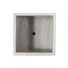 Christopher Knight Home Vanessa Outdoor Modern Large Cast Stone Square
