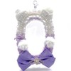 Decorative Sewn Pouch with Cat Ears, Pain Bag, Clear Bag,
