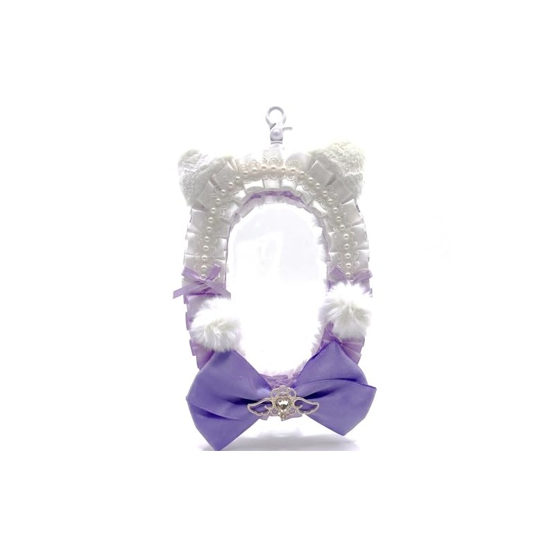 Decorative Sewn Pouch with Cat Ears, Pain Bag, Clear Bag,