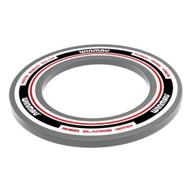 Winmau Dart Board Surround Ring - Advance White and Red Dartboard Surround - Backboard Wall Protector