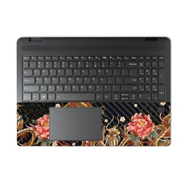 MightySkins Carbon Fiber Skin Compatible with Lenovo IdeaPad Flex 5 16" (2022) Full Wrap Kit - Stitch Dragons | Protective Durable Textured Carbon Fiber Finish | Easy to Apply | Made in The USA