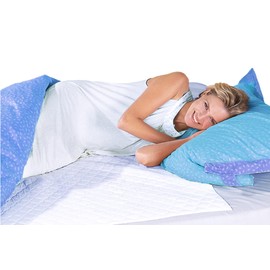 Maximex Betteinlage Aqua Stopp - Wasserundurchlässig und schweißbeständig, Polypropylen, 90 x 0.3 x 90 cm, Weiß