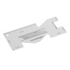 Metal Sewing Ruler Aluminium Alloy Light Flexible Portable Accurate Hand