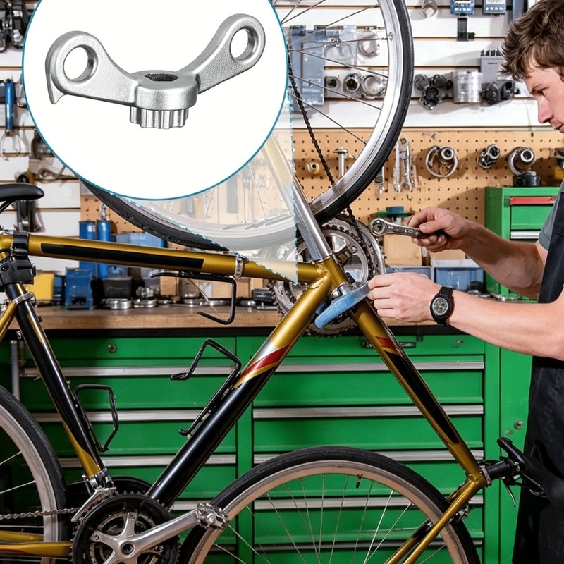 FBBEVWBK Bike Crank Removal Tool, Professional Crank Extractor Compatible