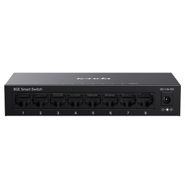 Tenda TEG208E Managed Switch 8 Port Gigabit Network Switch LAN Switch (IGMP Snooping, QoS, VLAN, Central Management, Metal Housing)