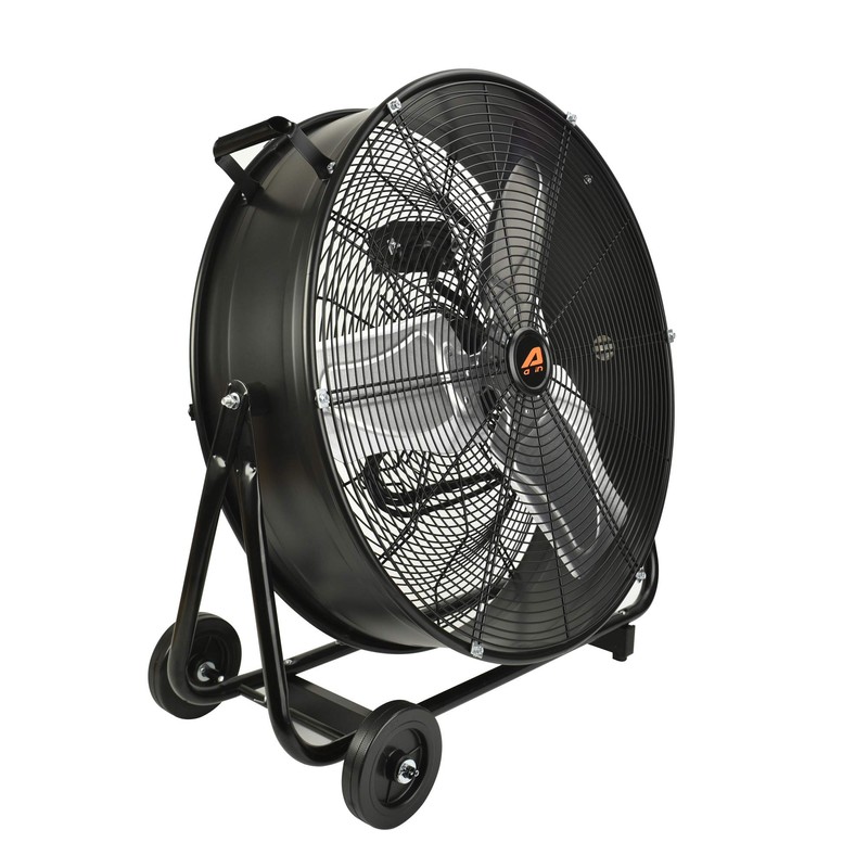 AA011 24-Inch High Velocity Industrial Drum Fan, 7500 CFM Air