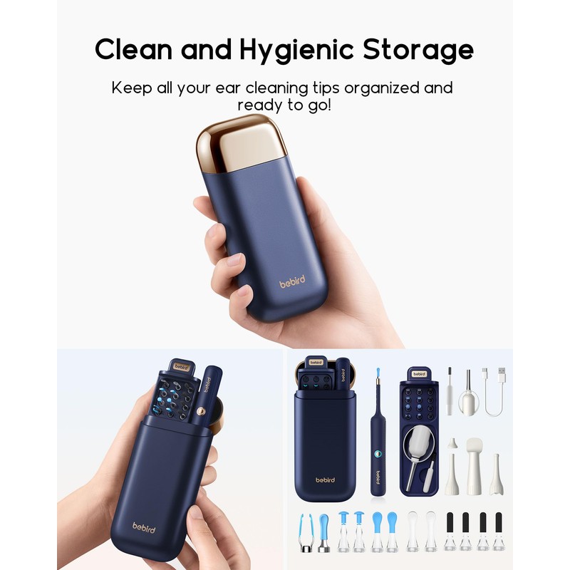 BEBIRD Ear Cleaning Camera Wax Removal Tool kit, Flexible Ear