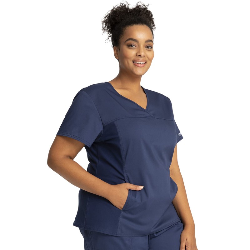 Scrubs para mujer, ropa de trabajo Revolution con cuello en