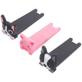 Operitacx 3Pcs Cute Animal Door Stopper Decorative Wedge for Home Office Prevents Door Slamming for Pets Compatibility for All Door Types