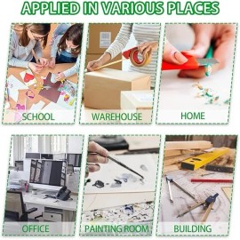 TIFICAL 4 Pack Box Cutter, 9mm Snap-off Utility Knife