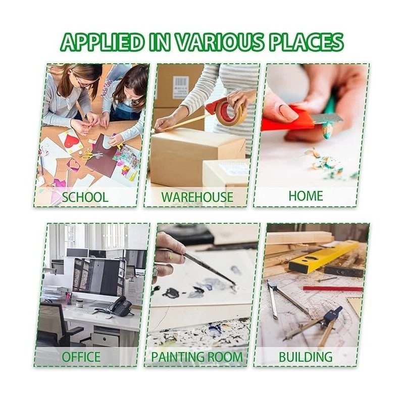 TIFICAL 4 Pack Box Cutter, 9mm Snap-off Utility Knife