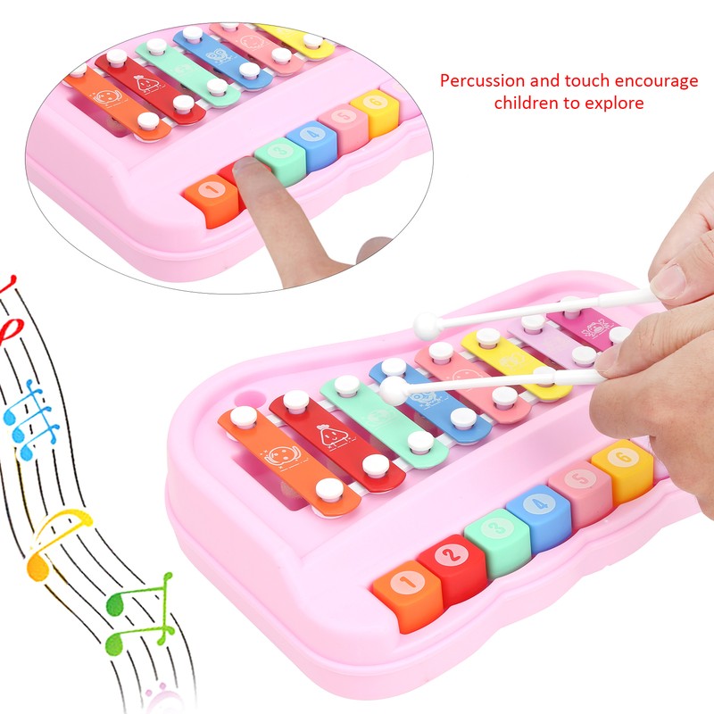 Baby Piano 8 Scale Children Xylophone Music Educational Learning Kids