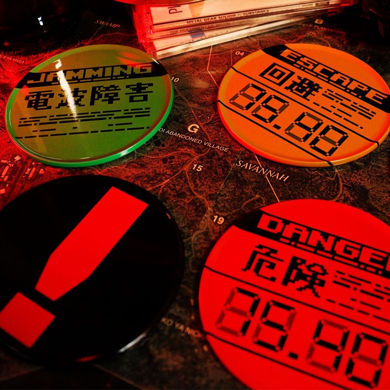 Metal Gear Solid Limited Edition Metal Coaster Set of 4