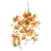 Operitacx Simulated Berry Maple Leaf Wall Hanging Bougainvillea Artificial Fall