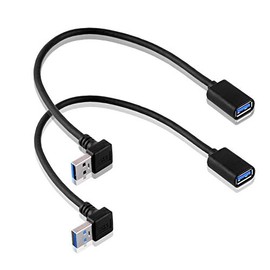S SIENOC USB 3.0 90° Angle Adaptor, Pack of 2