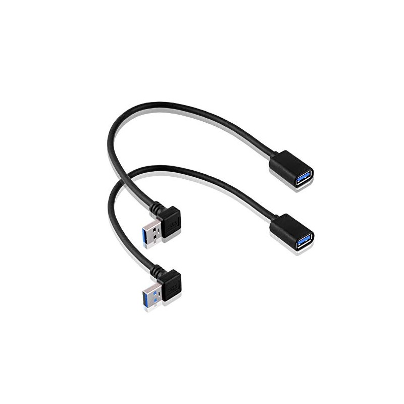 S SIENOC USB 3.0 90° Angle Adaptor, Pack of 2