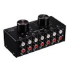 Lrocaoai 2X 6 Input 1 Output Switcher Audio Source Selection