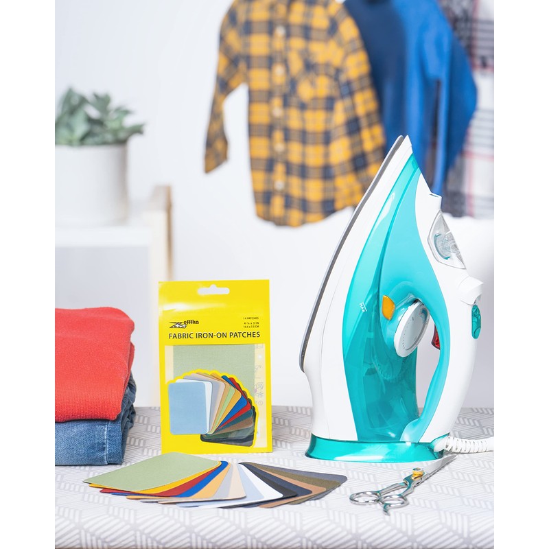 ZEFFFKA Premium Quality Fabric Iron-on Patches Inside & Outside Strongest