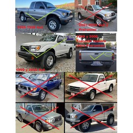 Jgo. Cantoneras Toyota Tacoma 1995-2004 Tipo Original                                                                                                 