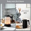 HoJang Small Electric Kettle 0.8L, 800W 6H Physical Insulation, Airtight