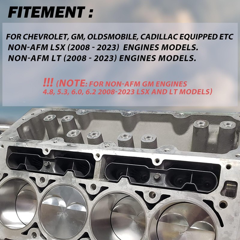OywhC Engine Plugs Fit for Non-AFM GM Engines 2008-2023 LSX