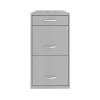 Hirsh Industries LLC Space Solutions 3 Drawer Modern Metal Organizer