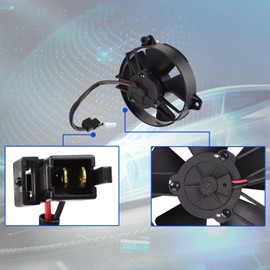 30103013 12V 5.2" Paddle Blade Pusher Fan Compatible with 307 CFM Replace# VA31-A101-46S